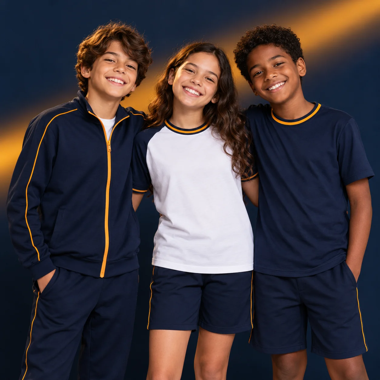 Modelos com uniformes nas cores Infinit, imagem ilustrativa criada com IA